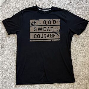 Oakley Black T-Shirt with Tan Graphic